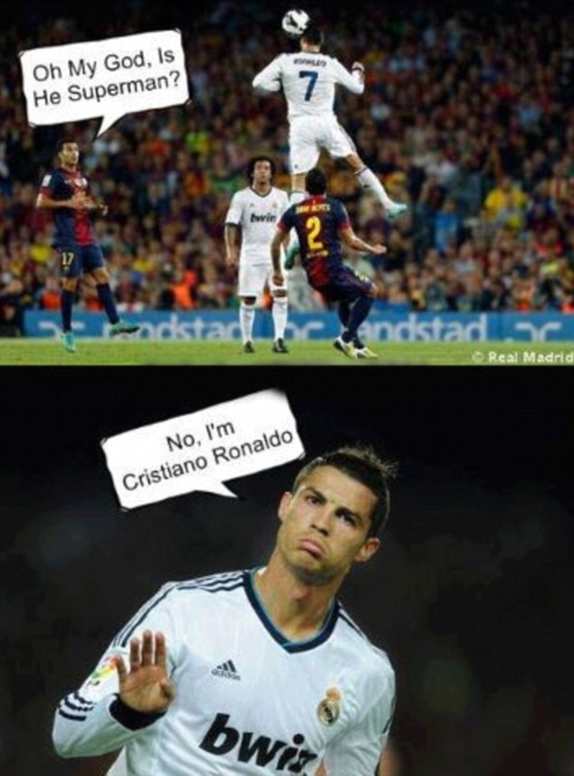 Tôi chẳng phải siêu nhân, tôi là Ronaldo!
